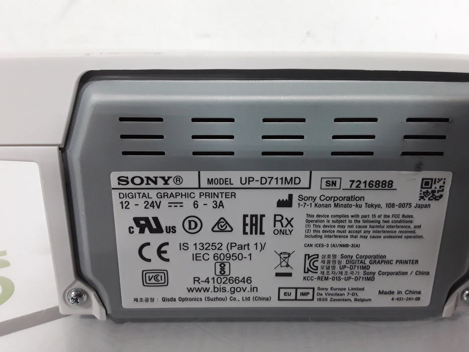Sony UP-D711MD Digital Graphic Printer