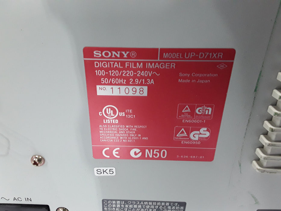Sony UP-D71XR Digital Film Imager
