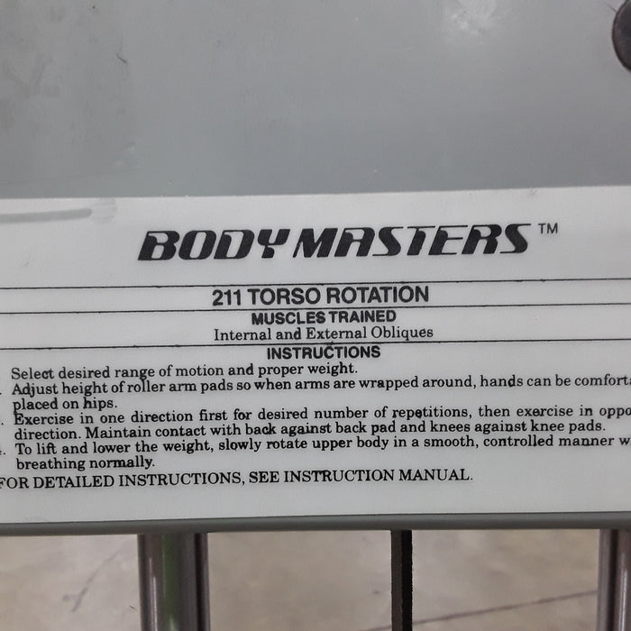 Body Masters 211 Torso Rotation Machine