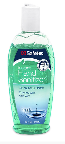 Safetec of America Safetec of America 17370 Fresh Scent 8 oz Flip Top Bottle 24 Supplies reLink Medical