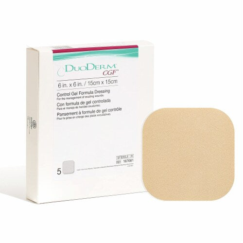 Convatec Convatec 187661 Hydrocolloid Dressing Square 6" x 6" Sterile Supplies reLink Medical