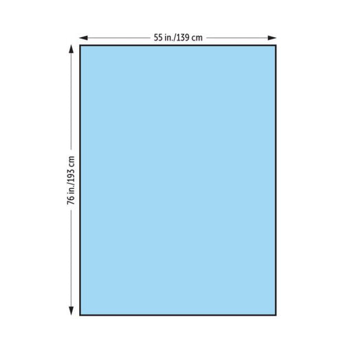 O&M Halyard O&M Halyard 47632 X-Large Drape 76" x 96" Handi-Bin Non-Sterile Supplies reLink Medical