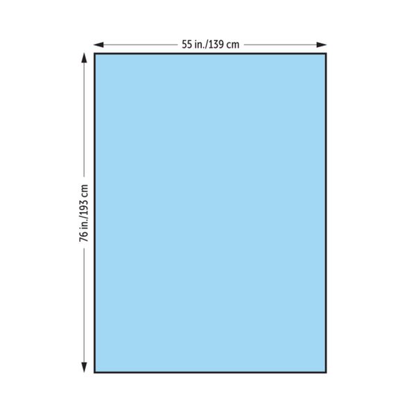 O&M Halyard O&M Halyard 47632 X-Large Drape 76" x 96" Handi-Bin Non-Sterile Supplies reLink Medical