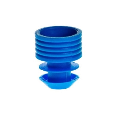Simport Scientific Simport Scientific T404-3B Flange Plug Cap 12mm Polyethylene Blue Supplies reLink Medical