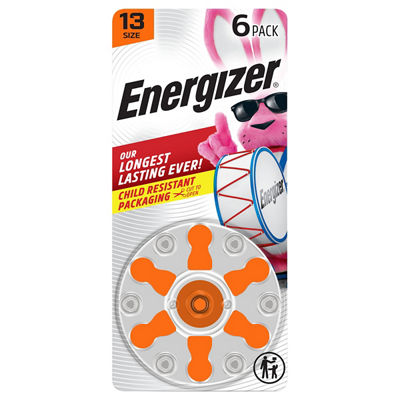 Energizer Energizer Battery Inc. 13CR-6ENRUS Battery Energizer Hearing Aid Batteries reLink Medical