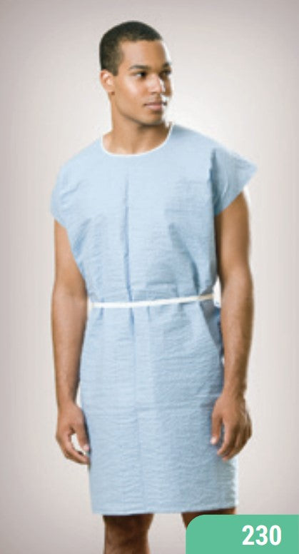 Graham Medical Graham Medical 70230N Exam Gown, Blue, 50/cs Supplies reLink Medical