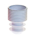 Simport Scientific Simport Scientific T404-10W Flange Plug Cap 16mm Polyethylene Supplies reLink Medical