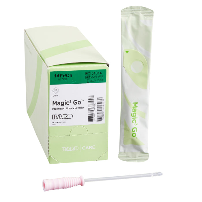 Bard Medical Bard Medical 51814 Urethral Catheter Magic3 Go 14FR 6" Straight Supplies reLink Medical