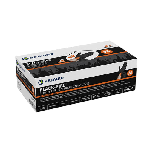 O&M Halyard O&M Halyard 44757 Nitrile Glove Powder-Free Medium 150/bx Supplies reLink Medical