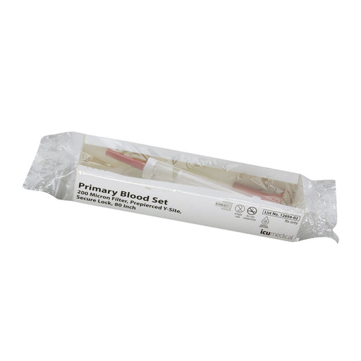 ICU Medical ICU Medical 12940488 Primary Blood Set 200 Micron Filter Prepierced Supplies reLink Medical