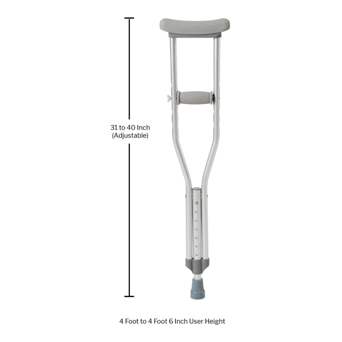 reLink Medical Drive DeVilbiss Healthcare 10416-1 Crutch Pediatric Height 40" Supplies reLink Medical