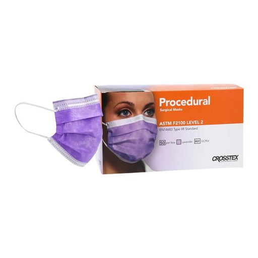 Crosstex International Crosstex International GCPLVSF ASTM Level 2 Earloop Mask Lavender Supplies reLink Medical