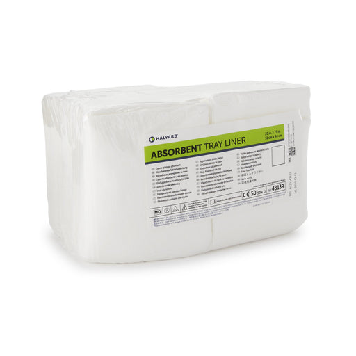 O&M Halyard O&M Halyard 48139 Absorbent Tray Liners 20" x 25" 50/pk 8 Supplies reLink Medical