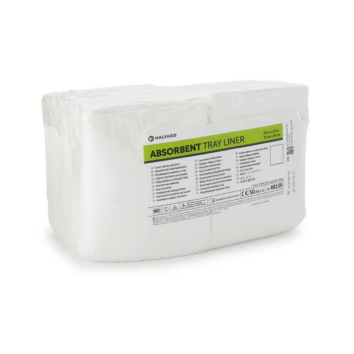 O&M Halyard O&M Halyard 48139 Absorbent Tray Liners 20" x 25" 50/pk 8 Supplies reLink Medical