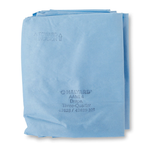 O&M Halyard O&M Halyard 79375 Bar Drape with ABC 106" x 62" Blue Non-Sterile Supplies reLink Medical