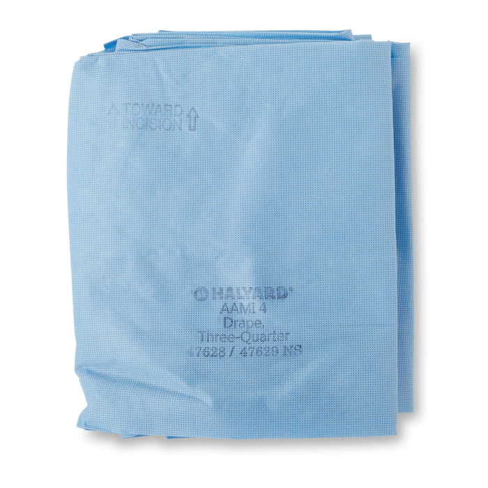 O&M Halyard O&M Halyard 79375 Bar Drape with ABC 106" x 62" Blue Non-Sterile Supplies reLink Medical