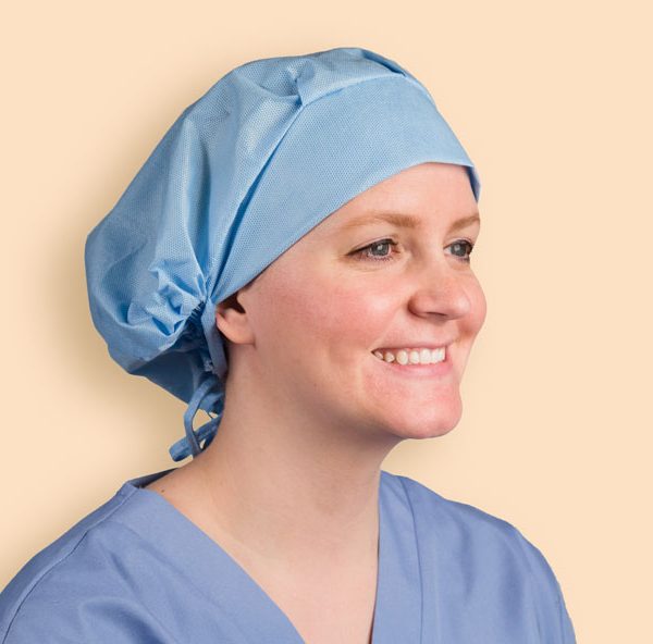 Graham Medical Graham Medical 73961 Disposable Surgical Cap, Nonwoven, Blue, One Size Supplies reLink Medical