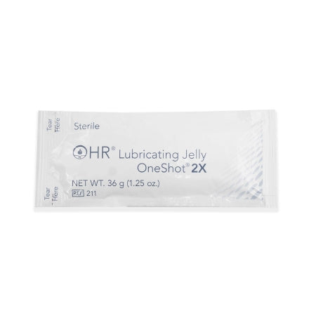 HR Healthcare HR Healthcare 211-288 HR Lubricating Jelly 2X 36g OneShot Sterile Supplies reLink Medical
