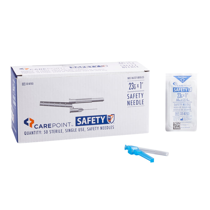 Allison Medical, Inc. Allison Medical Inc. 32-8703 Safety Needle 23Gx1" Blister 50/bx Supplies reLink Medical