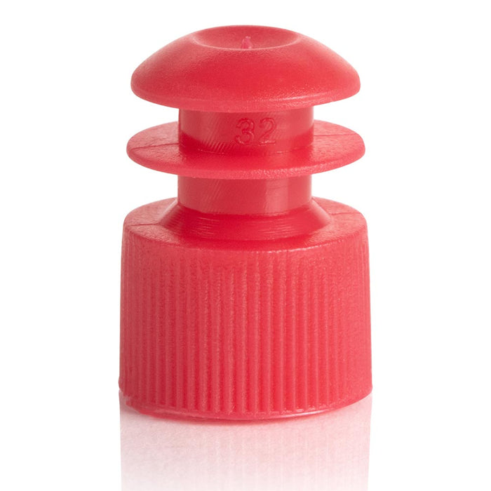 Globe Scientific Inc. 118127R Test Tube Cap 12mm Flanged Plug