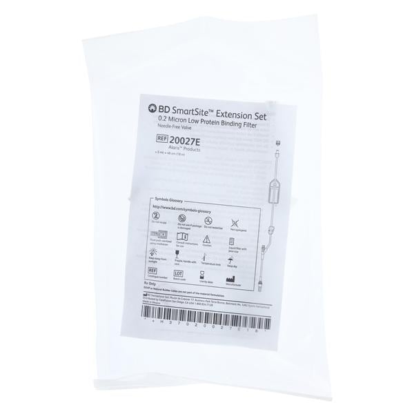 BD 20027E Extension Set 0.2 Micron Filter Pinch Clamp SmartSite