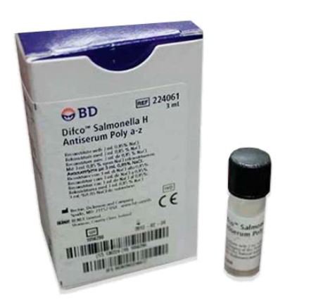 Becton Dickinson (BD) BD 224061 DIFCO Salmonella H Antiserum Poly a-z 3ml Supplies reLink Medical