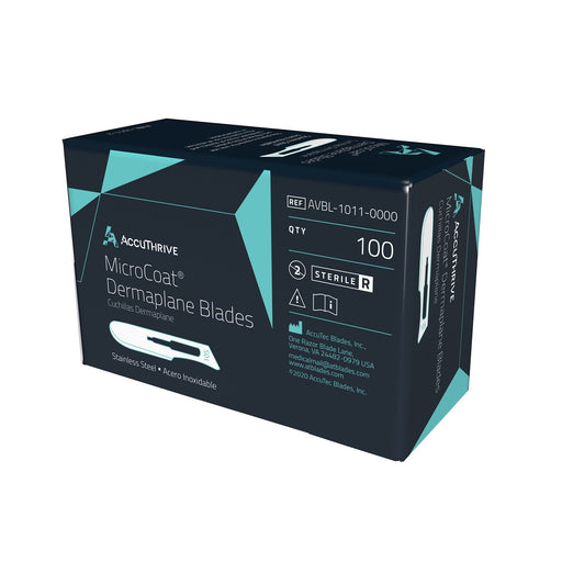 AccuTec Blades, Inc. AccuTec AVBL-1011-0000 AccuThrive #10S DermaPlane Blade Supplies reLink Medical