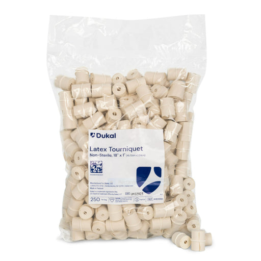 Dukal Corporation Dukal Corporation 4409RB Tourniquet Natural Rolled & Banded 18" x Supplies reLink Medical