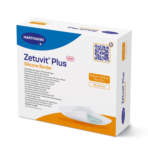 Hartmann USA, Inc. Hartmann USA Inc. 413902 Zetuvit Plus Silicone Border 5" x 5" Supplies reLink Medical