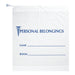 ASP Global ASP Global G32 Belongings Bag 18" x 20" + 3.5 B.G. Drawstring Supplies reLink Medical
