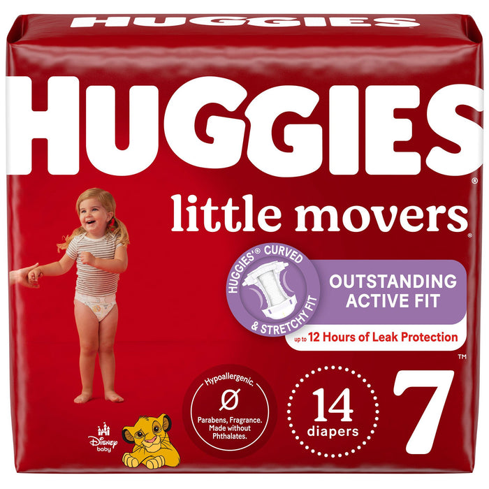 Kimberly-Clark Consumer Kimberly-Clark 53851 Little Movers Diapers, Size 7, 14/pk, 4pk/cs Supplies reLink Medical