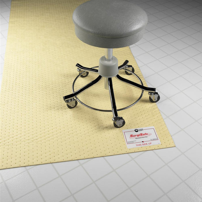 Aspen Surgical Aspen Surgical 83625-2L Floor Pad 36" x 72" Yellow Non-Sterile Supplies reLink Medical