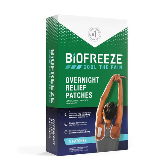 RB Health LLC RB Health LLC 15207 Biofreeze Overnight Patch 4 ct 3/bx Supplies reLink Medical