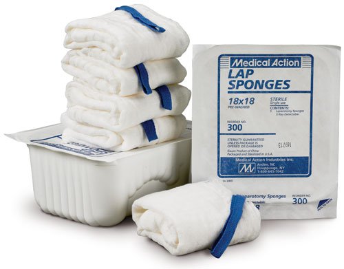 Medical Action Industries Medical Action Industries 252 Laparatomy Gauze Sponge 18" x 18" Supplies reLink Medical