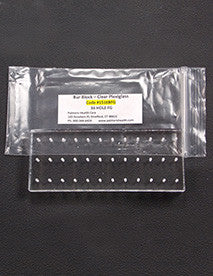 Palmero Palmero 1516BFG Plexiglas Clear 36 Hole Bur Blocks 5" x 2" x 1/2" Supplies reLink Medical