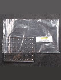 Palmero Palmero 1516DFG Plexiglas Clear 72 Hole Bur Blocks 5" x 2" x 1/2" Supplies reLink Medical