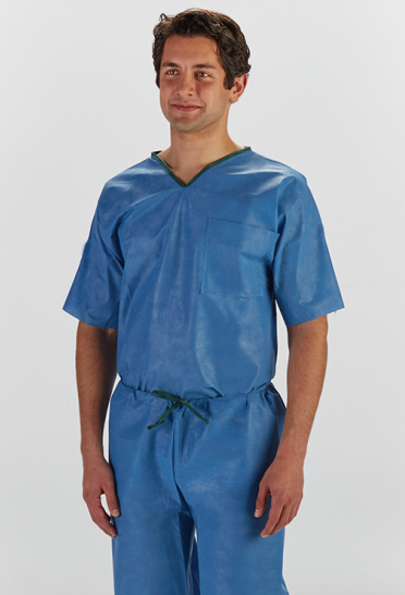 Graham Medical Graham Medical 82249 Scrub Set Shirt & Pant 5XL Teal Nonwoven Supplies reLink Medical