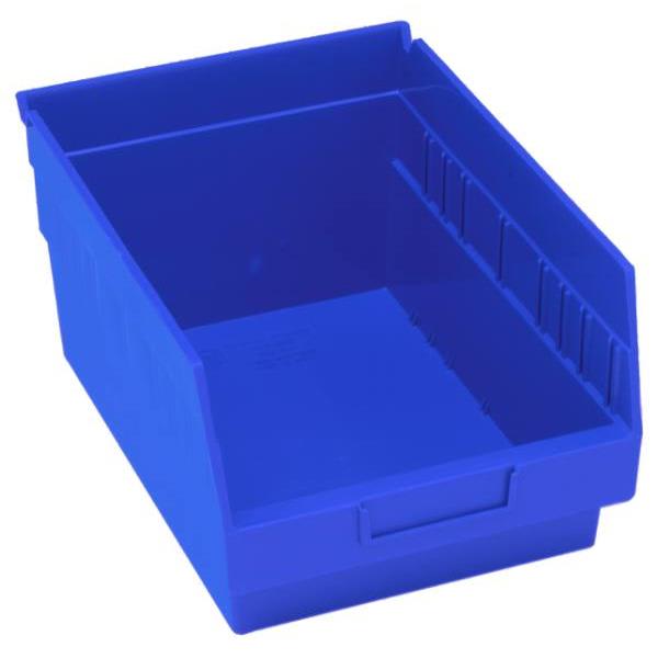 Quantum Medical Quantum Medical QSB207BL Shelf Bin 11 5/8" x 8 3/8" x 6" Blue Supplies reLink Medical