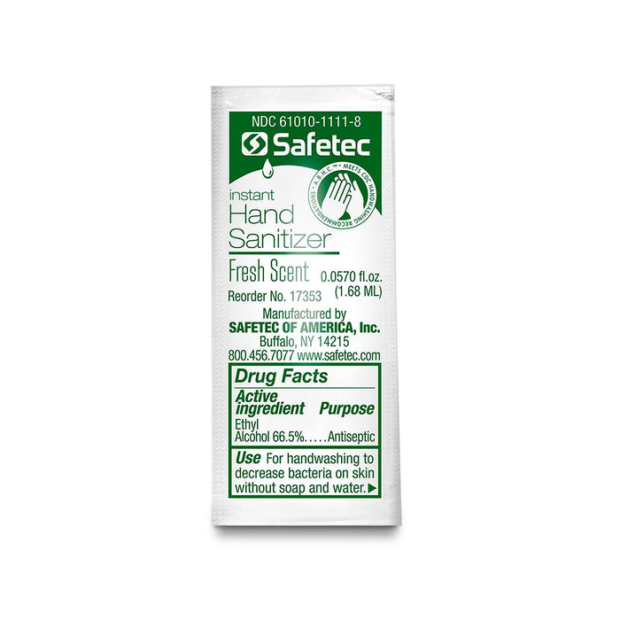 Safetec of America Safetec of America 17353 Fresh Scent 0.057 oz Pouch 100 pch/bx 10 Supplies reLink Medical