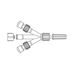 ICU Medical ICU Medical MX701 "W" Site Luer Lock 0.8ml PV, 1", Latex-Free, 25/cs Supplies reLink Medical