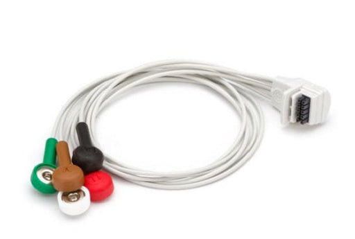 Hillrom Hillrom 9293-036-62 Patient Cable H3+ 5-Wire Snap Short 38 cm Accessories reLink Medical