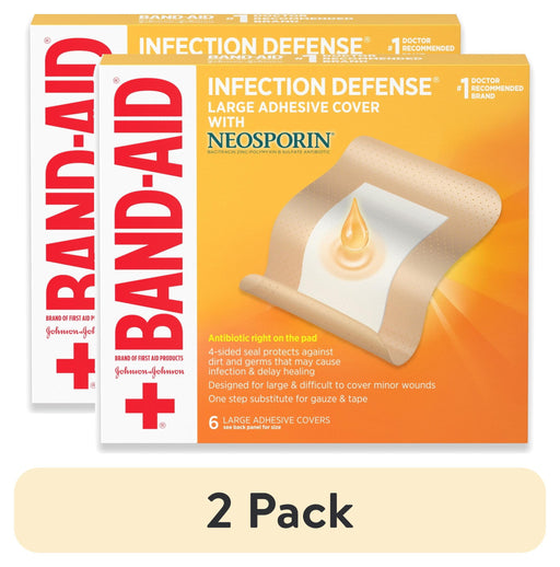 Kenvue Kenvue 119253 Band-Aid with Neosporin Large 6 ct 3/pk 4 Supplies reLink Medical