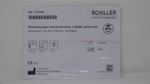Schiller Americas, Inc. Schiller 2.157050C Recording Paper  AT-102 AT-102 Supplies reLink Medical