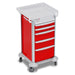 Detecto Detecto 2022578 Cart Mobile Care 23W Red 5 Drawers Supplies reLink Medical