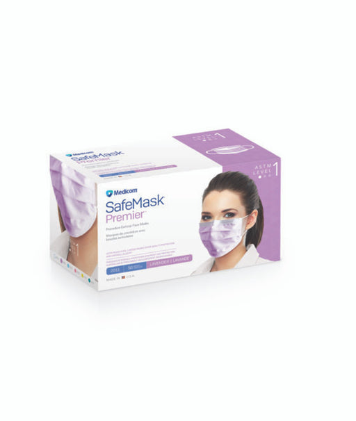 Medicom, Inc. Medicom Inc. 2083 Earloop Mask ASTM LEVEL 1 Lavender 50/bx 10 Supplies reLink Medical