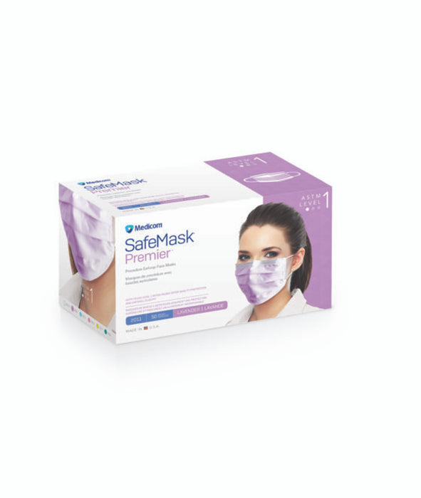 Medicom, Inc. Medicom Inc. 2083 Earloop Mask ASTM LEVEL 1 Lavender 50/bx 10 Supplies reLink Medical