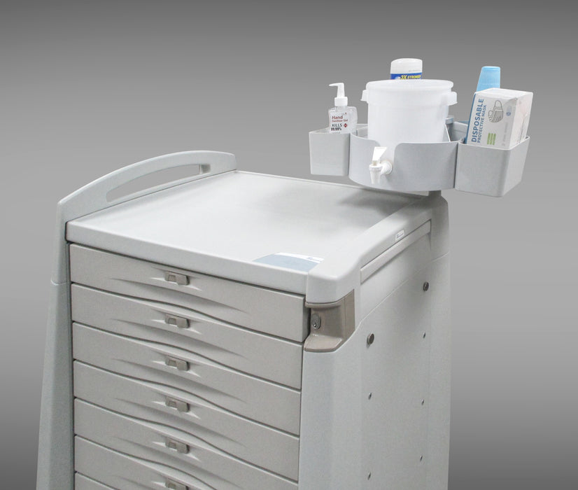 Capsa Healthcare Capsa Healthcare 13747-GRY Corner Organizer Gray w/Pole Supplies reLink Medical