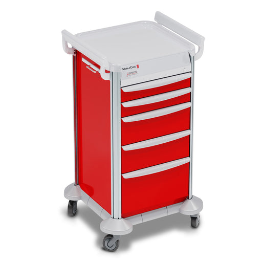 Detecto Detecto 2015091 Quick Release Cart Red Drawer Sided Hand Rail Supplies reLink Medical