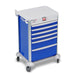 Detecto Detecto 2022519 Mobile Care Cart Blue Electronic Medical Cart with Supplies reLink Medical