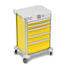 Detecto Detecto 2000131 Mobile Car Medical Cart Yellow Keyed Lock 5 Supplies reLink Medical